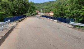 В Ножай-Юртовском районе завершается ремонт моста на подъезде к селу Чурч-Ирзу