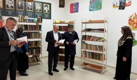 «Партийный десант» проверил состояние школьных библиотек Чеченской Республики