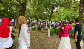 В ЧР провели фотовыставку, посвящённую детям, ставшими жертвами войны на Донбассе