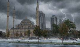 В Чеченской Республике объявлено штормовое предупреждение с 27 по 29 марта из-за сильных дождей| грозный, чгтрк