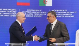 ТАСС подписал меморандум о сотрудничестве с ведущим информагентством Алжира