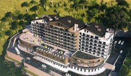 На озере Кезеной-Ам строится новая гостиница