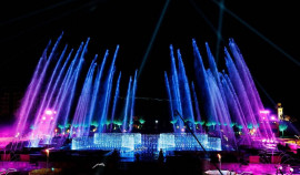 В Дербенте открыли самый большой мультимедийный фонтан в России