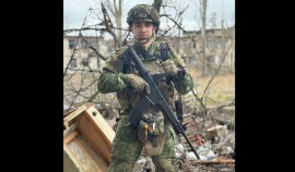 Военнослужащий 78-го мотострелкового полка «Север-АХМАТ» МО РФ награждён медалью «За отвагу»
