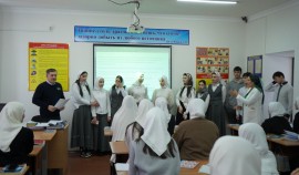Участники акции «Карьера Первых» посетили Чеченский государственный педагогический колледж