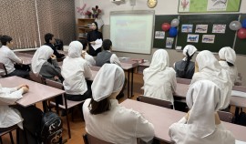 В школе ст. Ассиновская прошел лекционный час, посвященный Году единства народов России