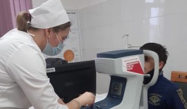 В детскую поликлинику Курчалоевской ЦРБ поступило новое офтальмологическое оборудование