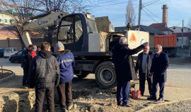 В Байсангуровском районе Грозного обновляют тепловые сети