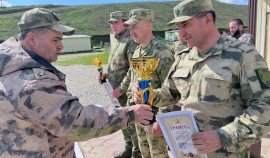 В грозненском соединении Росгвардии определили лучших стрелков| грозный, чгтрк