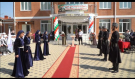 В селе Новотерское открыта новая школа имени Героя ВОВ Махмуда Амаева