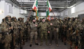 Начальник Управления Росгвардии по ЧР посетил чеченские силовые подразделения в зоне СВО