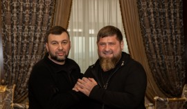 Рамзан Кадыров поздравил Дениса Пушилина с вступлением в должность Главы ДНР