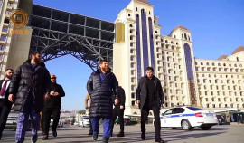 Рамзан Кадыров посетил с инспекцией ряд стройплощадок в Грозном