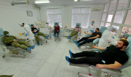 Росгвардейцы в ЧР сдали кровь для медицинских учреждений
