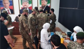 Росгвардейцы в Грозном поддержали ведомственную донорскую акцию «От сердца к сердцу»