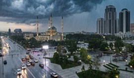 В Чеченской Республике введён режим повышенной готовности из-за непогоды| грозный, чгтрк