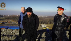 Рамзан Кадыров проверил ход работ на объездной дороге в Гудермесском районе