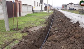 В поселке Исаева в Грозном строят новые сети водоснабжения