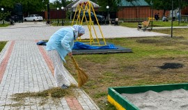 Работники культуры Серноводского района приняли участие в экологическом субботнике