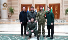 Рамзан Кадыров принял участие в награждении военнослужащих и сотрудников Управления Росгвардии по ЧР