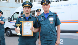 Чеченские пожарные стали призерами конкурса «Лучшее звено газодымозащитной службы»
