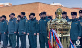 Пожарные из Грозного и Курчалоевского района стали лучшими на соревнованиях по боевому развертыванию