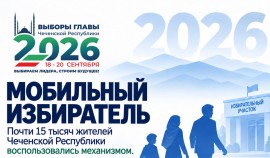 Почти 15 тысяч жителей Чеченской Республики воспользовались «Мобильным избирателем»
