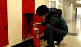 Сотрудники МЧС ЧР проверили здание ансамбля «Вайнах» на пожарную безопасность