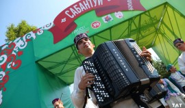 В Грозном отмечают татарский национальный праздник