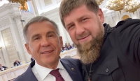 Рамзан Кадыров встретился с Президентом Республики Татарстан в Кремле