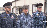 Руслан Алханов представил личному составу ОМВД России по Аргуну нового начальника
