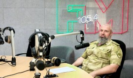 Радиослушателям ЧР рассказали об участии росгвардейцев в охране правопорядка на территории региона
