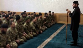 На территории воинской части Росгвардии в Грозном состоялось открытие мечети