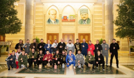 Рамзан Кадыров встретился с прославленными воспитанниками РСК 