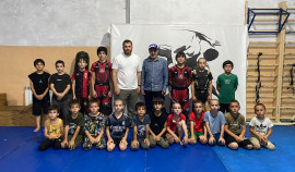 В Грозном состоялся мастер-класс с чемпионом мира по кикбоксингу в рамках марафона «Сила России»