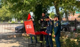 В Гудермесе прошли пожарно-тактические учения| грозный, чгтрк