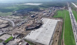 Строительство нового пассажирского терминала и ВПП в аэропорту Грозный идет по графику| грозный, чгтрк