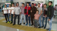 В аэропорту Грозного встретили призёра первенства Европы Хамзата Ахмарова