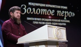 Рамзан Кадыров принял участие в церемонии награждения победителей Х премии «Золотое перо»