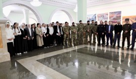 Представители Росгвардии приняли участие в открытии художественной выставки в Грозном