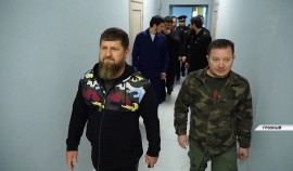 Рамзан Кадыров проверил ход строительства ипподрома на границе с Аргунским городским округом