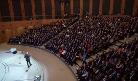 Хас-Магомед Кадыров участвует в форум-выставке муниципальных практик «Большие решения малой Родины»| грозный, чгтрк