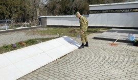 Акцию «На страже памяти» поддержали росгвардейцы в Грозном