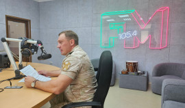 Военнослужащий ОГВ принял участие в эфире ко Дню физкультурника на радио «Грозный»
