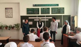 Чеченских школьников обучили правилам пожарной безопасности