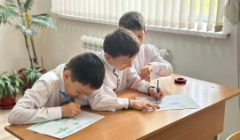 Чеченские школьники приняли участие в конкурсе рисунков «Наша Победа»