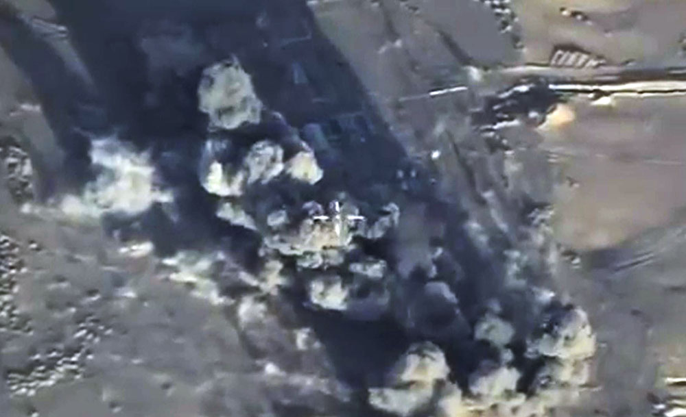 Российские бомбардировщики нанесли очередной удар  по позициям  ИГ в Сирии