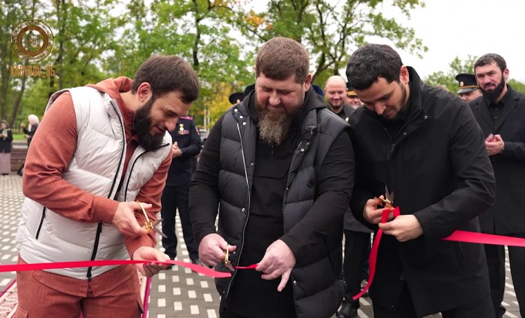 В Грозном открыли новый парк в поселке Алды в канун 205-летия города