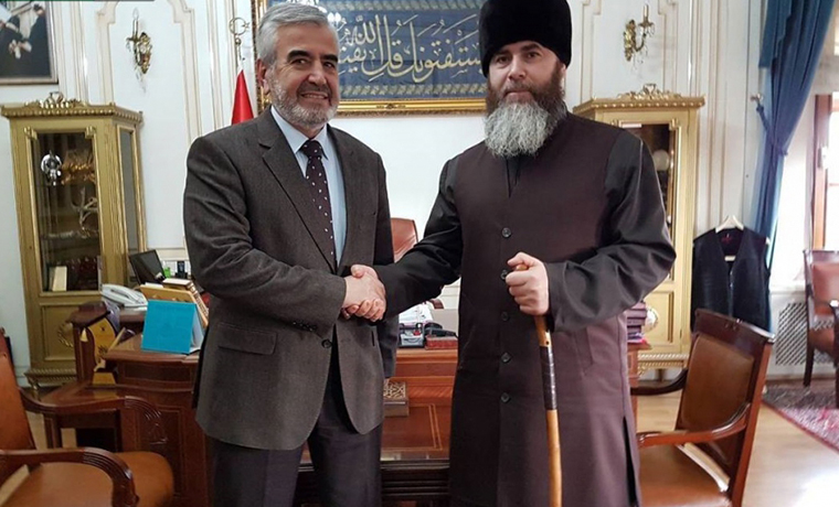 Салах Межиев встретился с муфтием города Стамбул, доктором Хасаном Камиль Йылмазом
