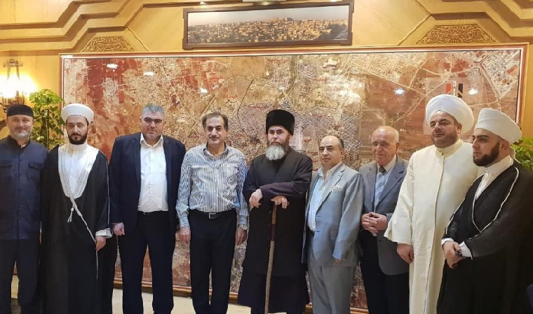 Муфтий ЧР Салах Межиев в Сирии встретился с губернатором Алеппо Хусейном Ахьмадом Диябом